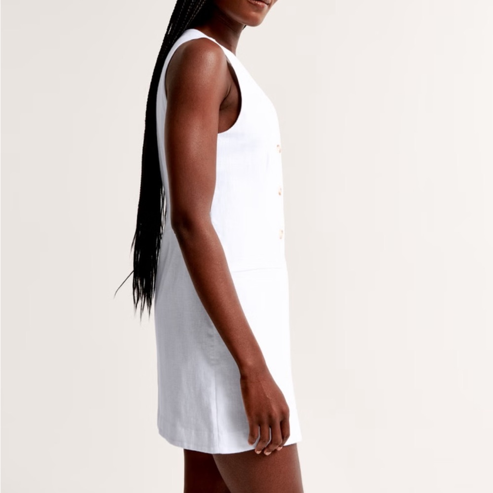 A&F Mara Linen-Blend Vest Mini Dress - Picture 4 of 4